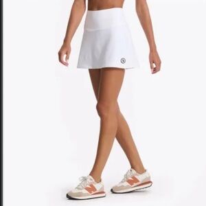 White vuori volley skirt
